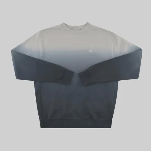 Свитшот NIKE, силуэт свободный, размер XXL, серый