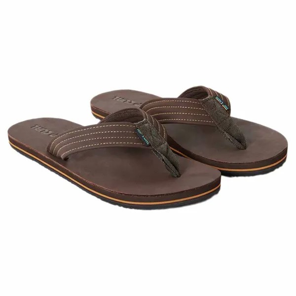 Шлепанцы Rip Curl Revival Leather, коричневый