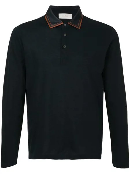 Cerruti 1881 satin collar polo shirt