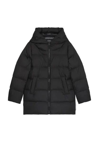 Пуховик JACKET MIDDLE LENGTH FIXED HOOD WELT POCKETS Marc O'Polo, цвет black