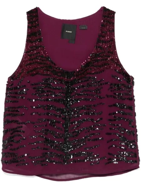 PINKO топ Nanterre, фиолетовый