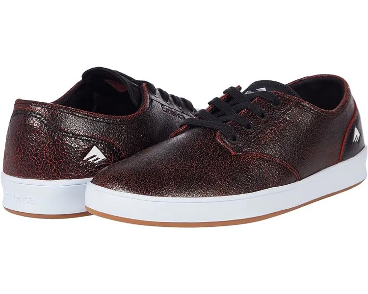 Кроссовки Emerica The Romero Laced, цвет Black/Red/Black