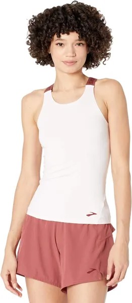 Топ Brooks Pick-Up Tank, цвет Rosewater/Terracotta/Brooks