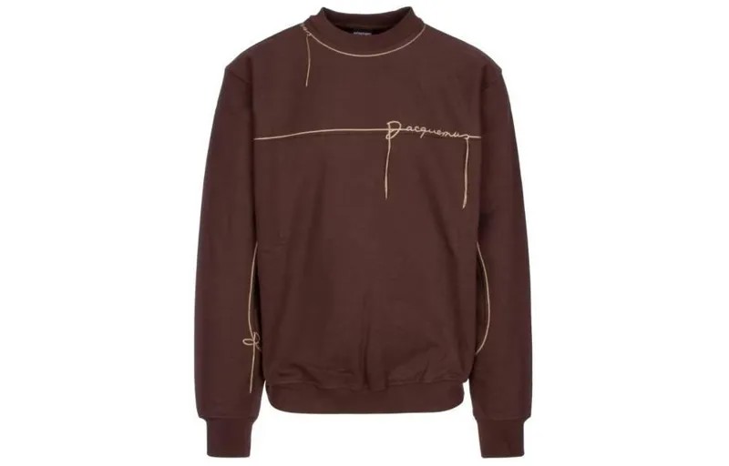 Толстовка мужская коричневая Jacquemus, коричневый