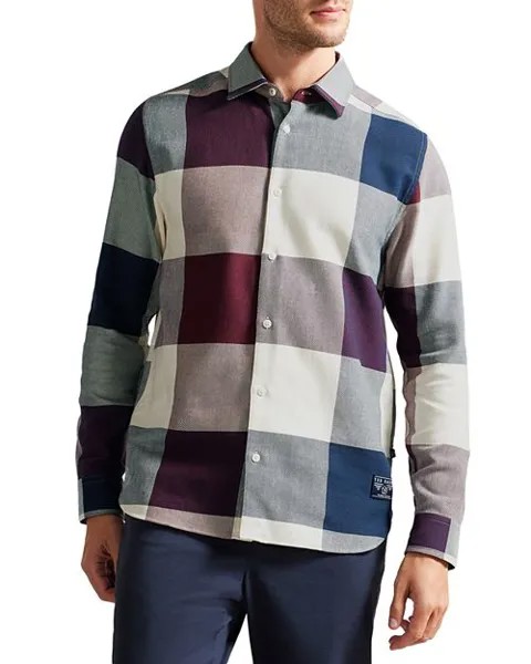 Рубашка стандартного кроя в клетку Neetly Ted Baker, цвет Multi