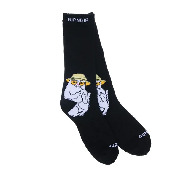 Носки RIPNDIP Nermal S Thompson Socks Black 2023