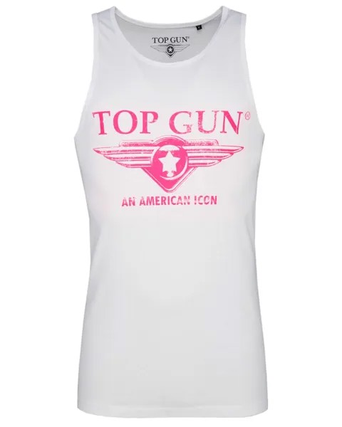 Топ Top Gun PRAY, белый