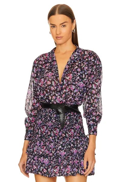 Рубашка Isabel Marant Etoile Mexika, цвет Midnight & Pink