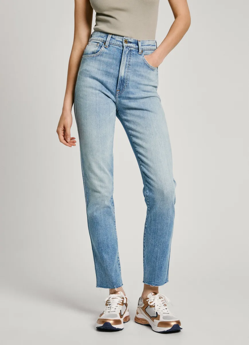 Джинсы узкого кроя Pepe Jeans 