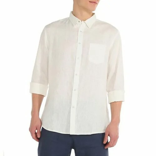Рубашка Maison David, размер XXL, молочно-белый