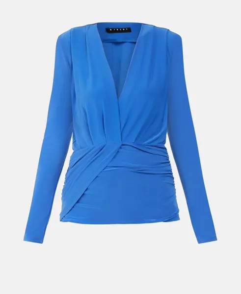 Элегантная блузка Sisley, синий