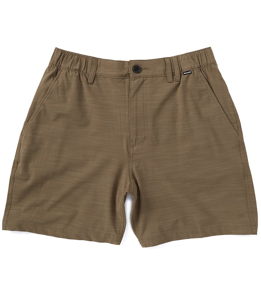 Hurley Phantom Slub 18 Шорты с внешним швом, коричневый