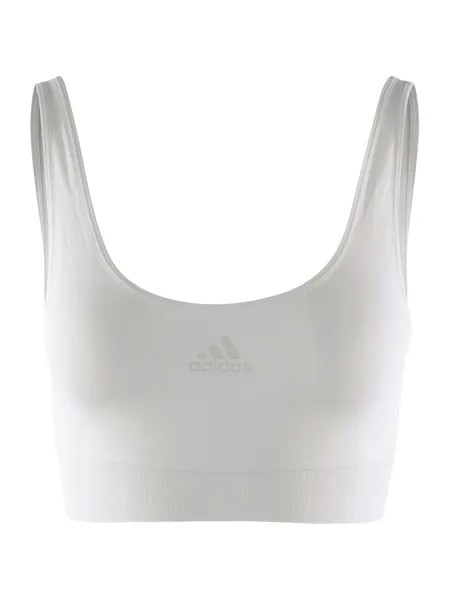 Бюстгальтер без косточек Adidas Sport Active 720 Seamless, белый