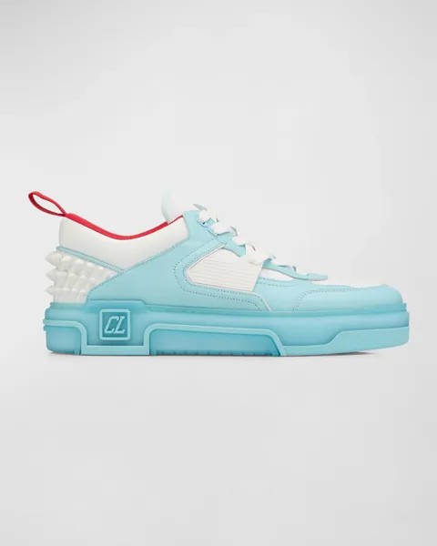 Мужские низкие кеды Astroloubi CL Colorblock Christian Louboutin, цвет Mineral/White