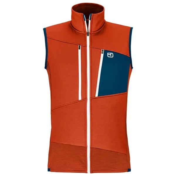 Жилет из мериноса Ortovox Fleece Grid Vest, цвет Clay Orange