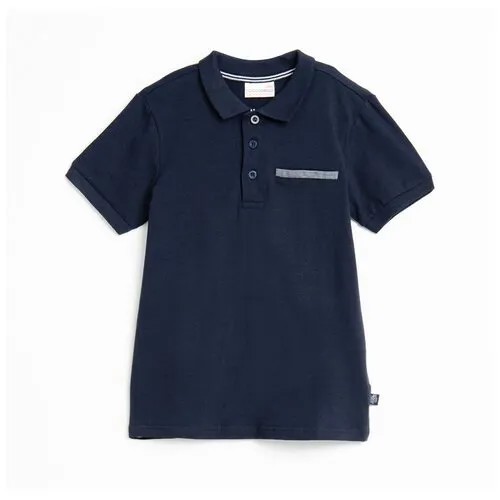 Футболка COCCODRILLO W20143603BAB BASIC BOY для мальчика, цвет синий, размер 92