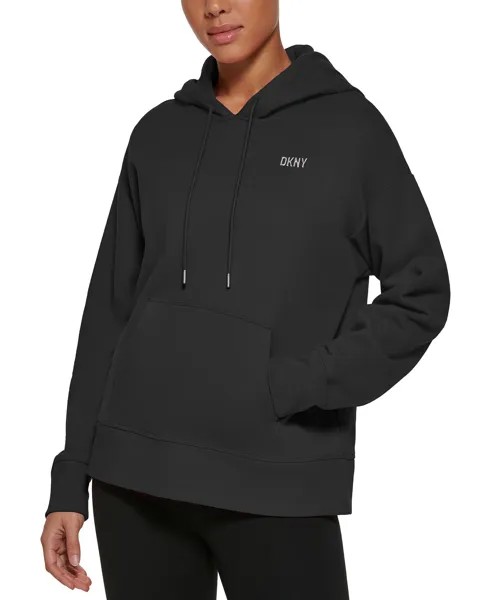 Женская худи с металлическим логотипом DKNY, мульти