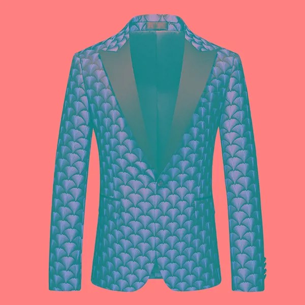 Фуксия, искусственная куртка, мужское стильное приталенное платье, пальто, высококачественный мужской блейзер, большие размеры, Terno Masculino, о...