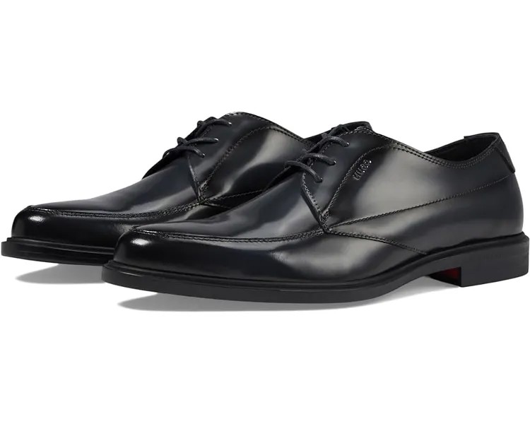 Оксфорды HUGO Kerr Leather Derby Shoe, серый