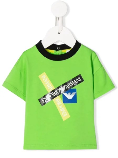 Emporio Armani Kids футболка с короткими рукавами и логотипом