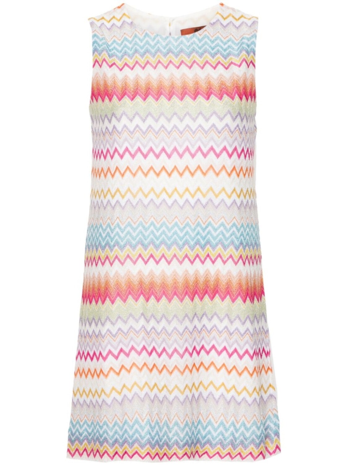 Мини-платье зигзагообразной ткани Missoni, белый