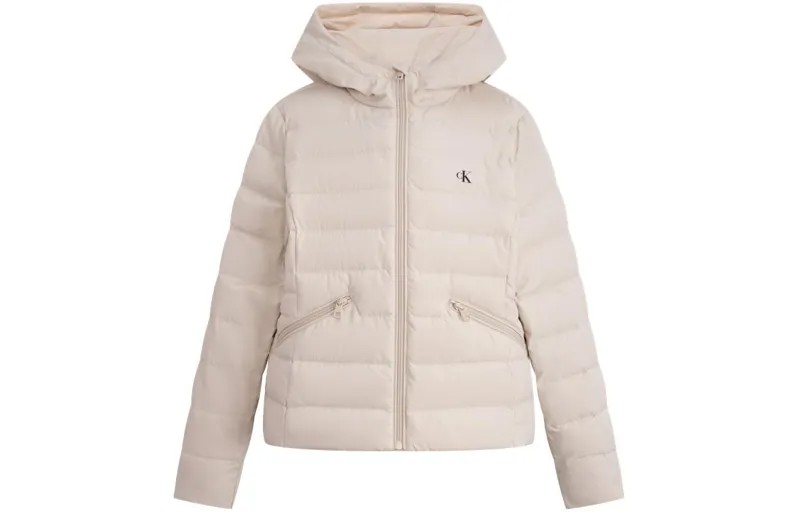 Пуховик женский Ivory White Calvin Klein