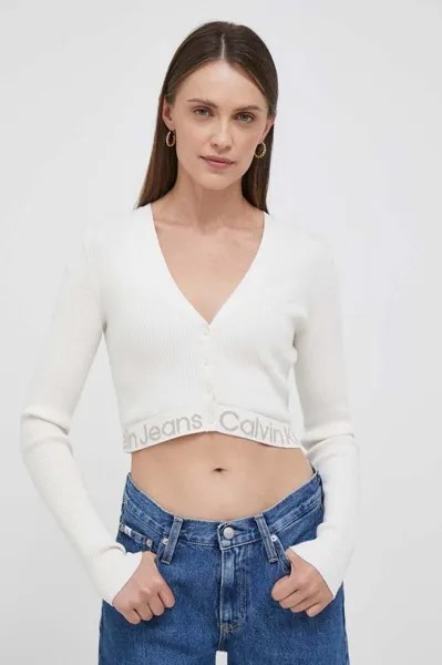 Кардиган Calvin Klein Jeans, бежевый