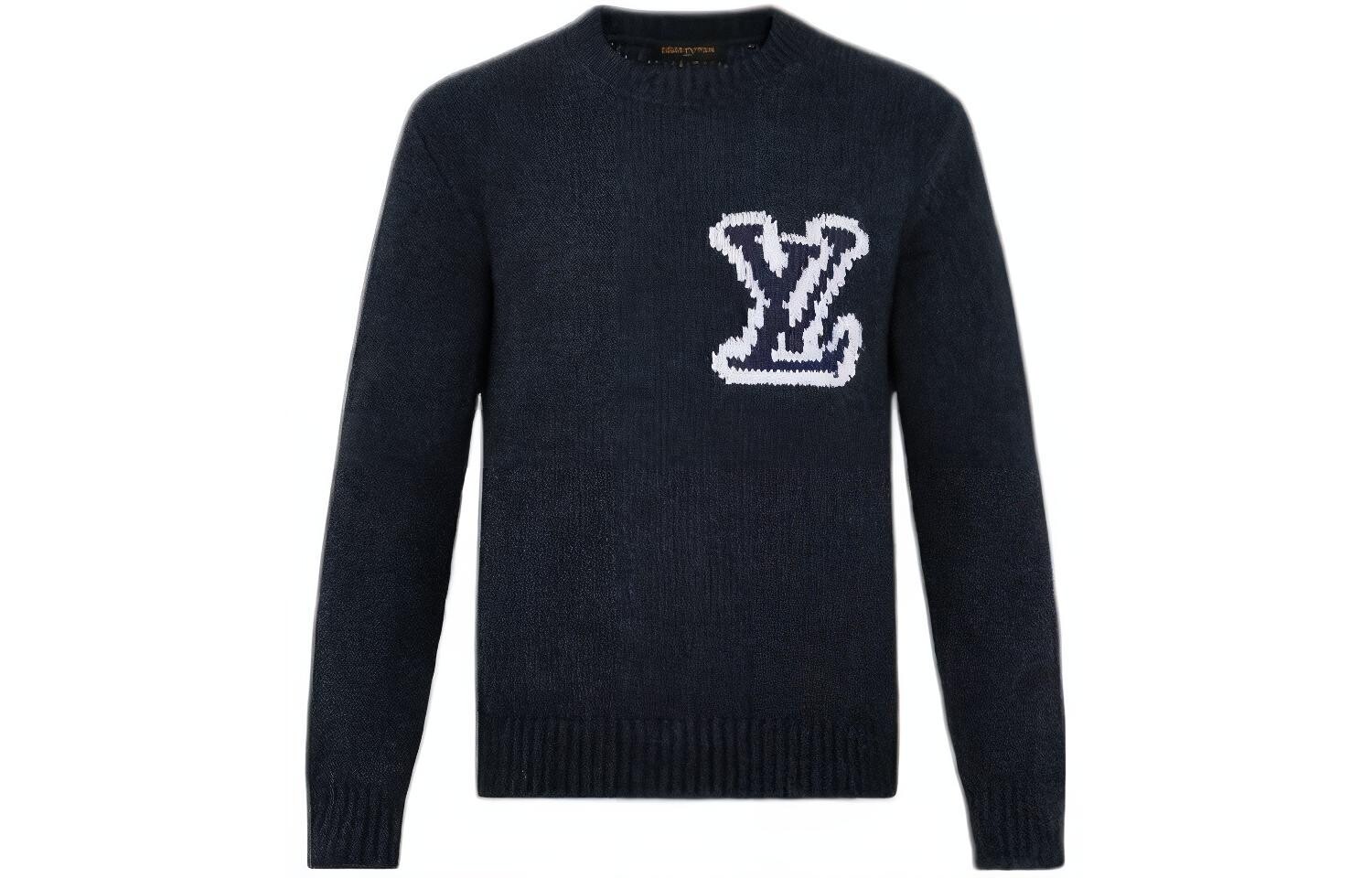 Новые квартальные продукты LV Sweater Men Louis Vuitton, синий