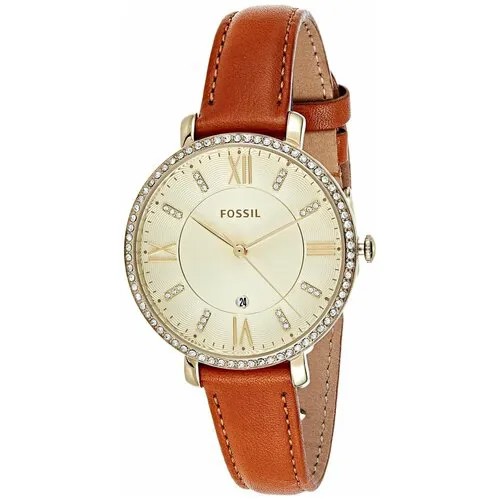 Наручные часы FOSSIL Jacqueline, золотой, экрю