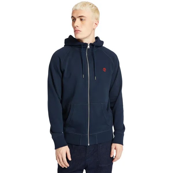 Толстовка Timberland Exeter River Basic Loopback Regular Full Zip, синий