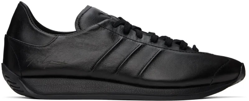Черные кроссовки в стиле кантри Y-3, цвет Black/Black/Black