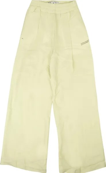 Брюки Off-White Cady Coulisse Formal Pants 'Green', зеленый