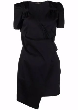 TWINSET платье мини с короткими рукавами и сборками