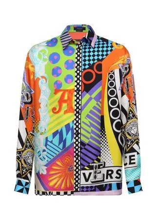 Шелковая рубашка Versace