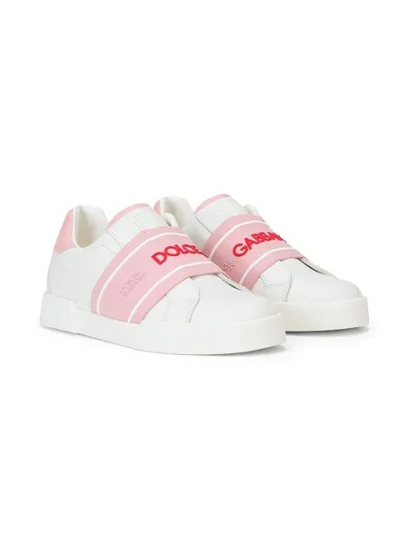 Dolce & Gabbana Kids кеды на липучках