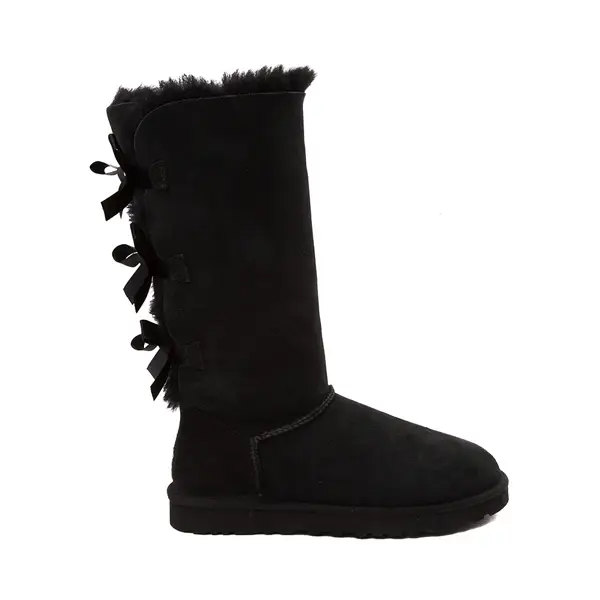 Женские высокие ботинки UGG Bailey Bow II, черный