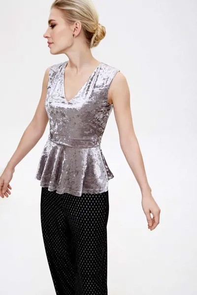 Блуза женская Concept Club 10200110417 серебристая XL