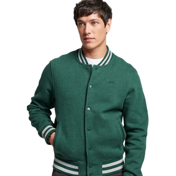 Куртка Superdry Vintage Logo Bomber, зеленый