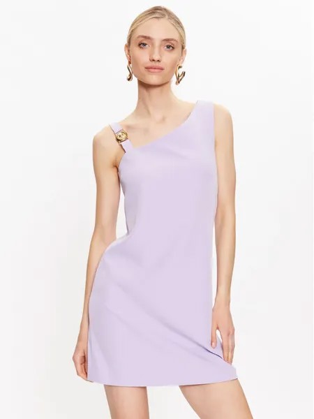Летнее платье стандартного кроя Just Cavalli, фиолетовый