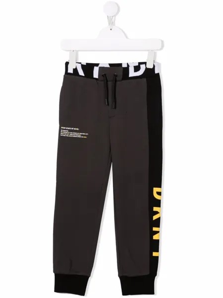 Dkny Kids спортивные брюки с логотипом