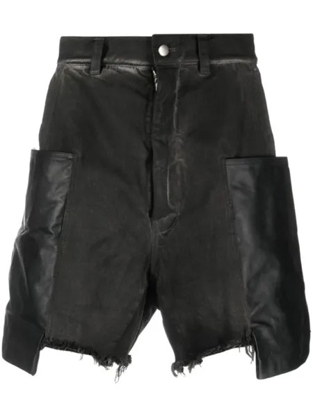 Rick Owens шорты карго Stefan со вставками, черный