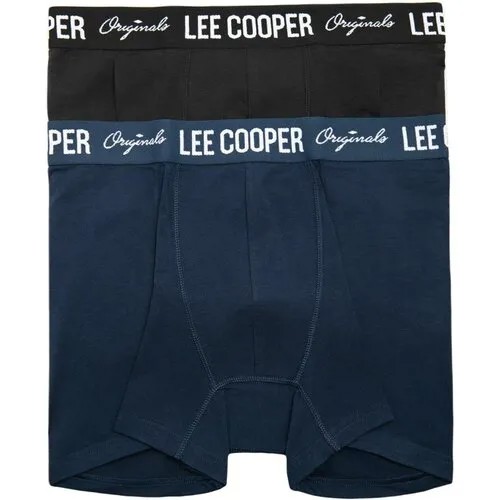 Трусы боксеры Lee Cooper, средняя посадка, размер S, мультиколор, 2 шт.