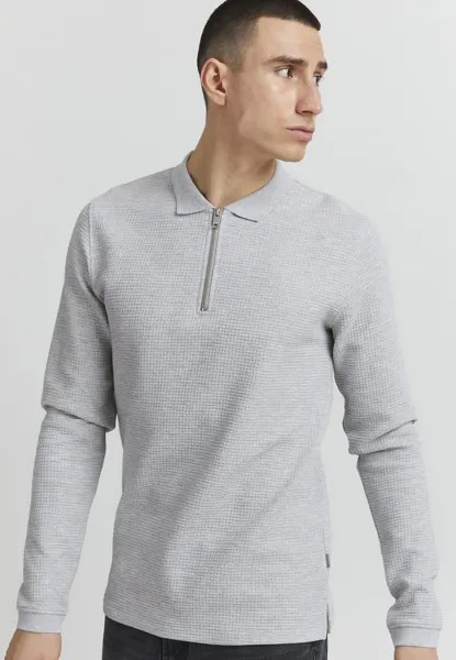 Поло Sdbrogan Solid, цвет light grey melange