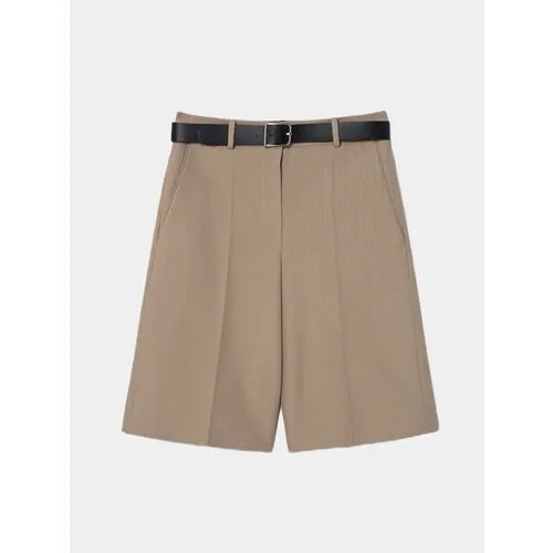 Бермуды  JUUN.J Cotton Belted Shorts, размер S, бежевый