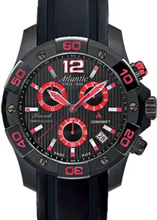 Швейцарские наручные  мужские часы Atlantic 87471.49.65R. Коллекция Searock