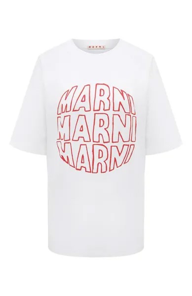 Хлопковая футболка Marni