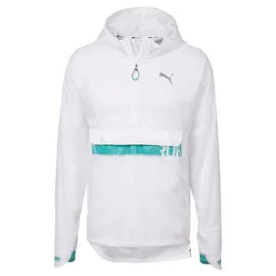 Puma Get Fast Excite Jacket Mens Clear, White Coats Куртки Верхняя одежда 518424-02