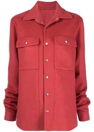 Rick Owens кашемировая куртка-рубашка