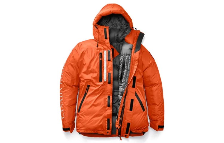 Пуховик мужской оранжевый Canada Goose, оранжевый
