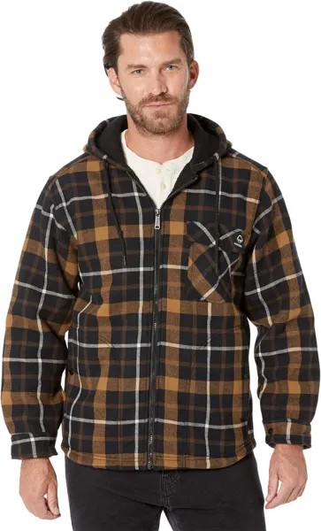 Куртка Bucksaw Sherpa Shirt-Jac Wolverine, цвет Copper Plaid